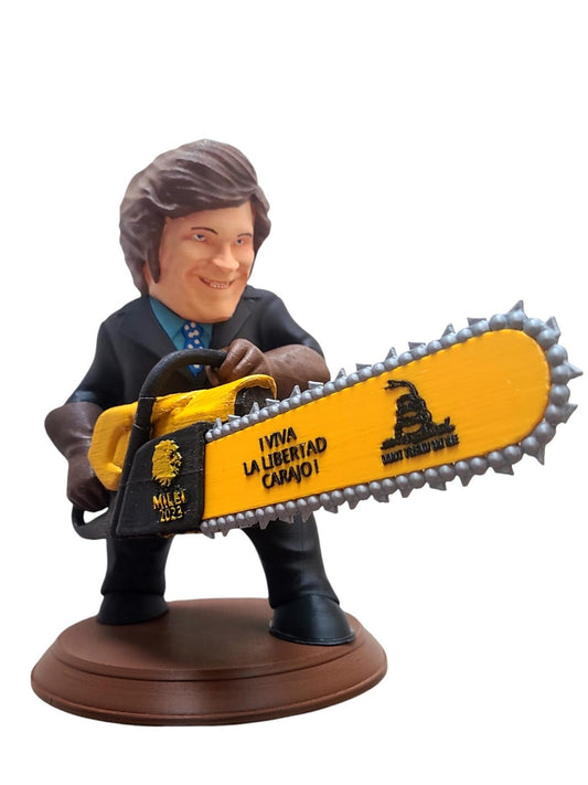 3D-Printed Javier Milei Action Figure – Perfect for Collectors and Libertarian Fans